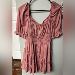 Altar'd State Mauve Ruched dress